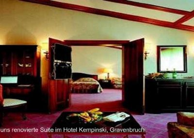 renovierte Suite im Hotel Kempinski Gravenbruch